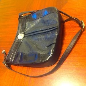 Vintage BRIGHTON black LEAHER purse